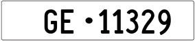 Truck License Plate